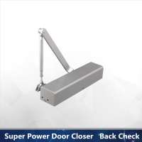 Super Duty Hydraulic Aluminium Alloy UL Listed door closer of EN6 Max 40KG to 120KG