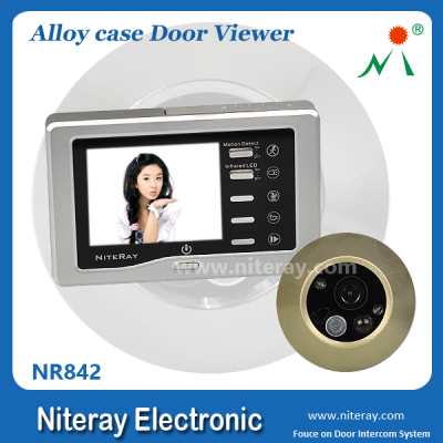 Niteray NR842 digital peephole door viewer with fully alloy metal case