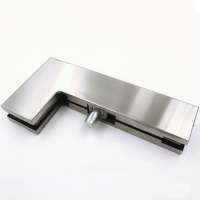 Hot selling L type frameless glass door patch fitting